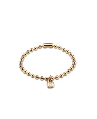 Sterling Silver and 18K Gold-Plated Ball Shaped Bracelet