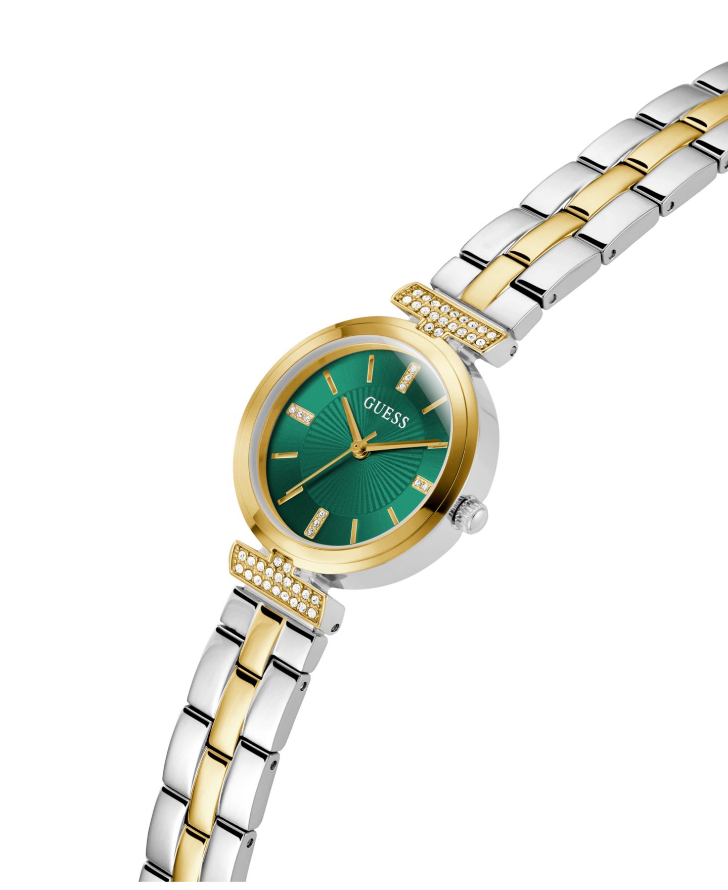 Женские часы GUESS Analog Two-Tone Stainless Steel Watch, 28 mm — фото 4