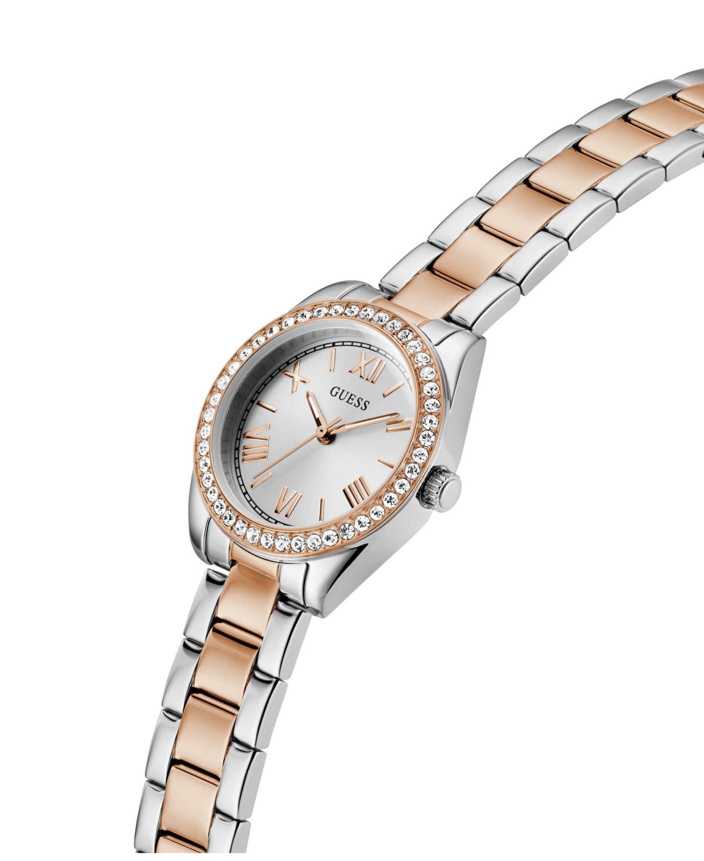 Женские часы GUESS Analog Two-Tone Stainless Steel Watch, 30 mm — фото 4