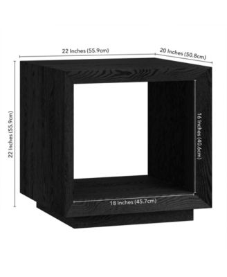 22" Tannen Wide Rectangular Side Table