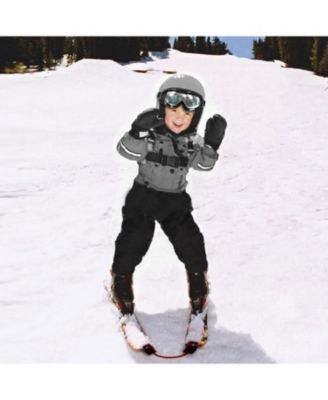 Kids Easy Wedge Ski Bungee Cord Training Aid Tip Connector, Green