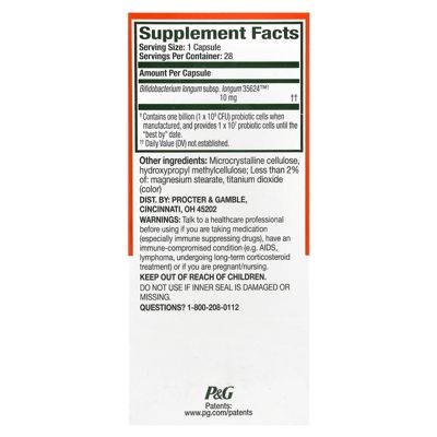 Align Probiotic, Probiotics for Women and Men, Daily Probiotic Supplement for Digestive