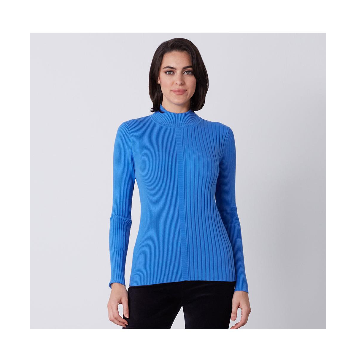 Women's Mock Turtleneck Sweater Norse - Palace blue