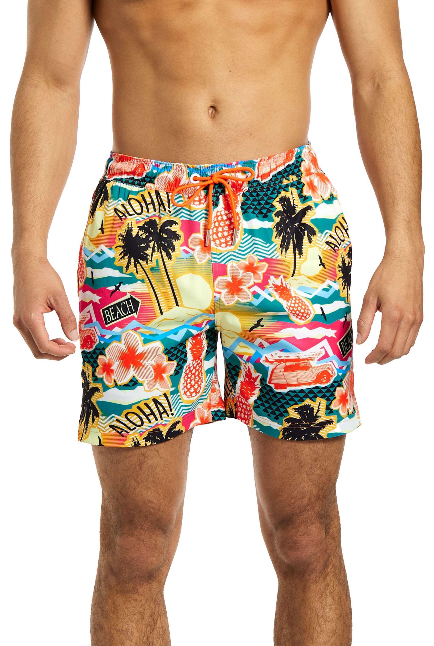 Пляжные шорты для мужчин — OppoSuits, цвет: Разноцветный, вариант 1 — фото 5