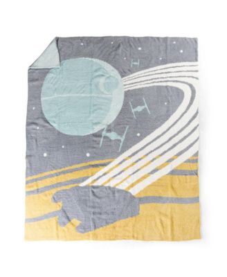 Star Wars Death Star Battle Feather Knit Throw Blanket, 50" x 60"