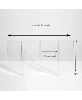 Low Pet Gate Zig Zag Options 8 panel
