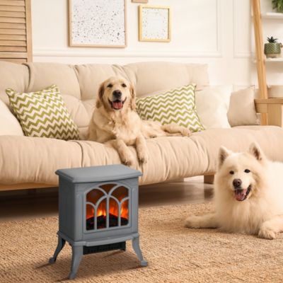 Living Room Electric Fireplace Stove Heater, 750W/1500W,