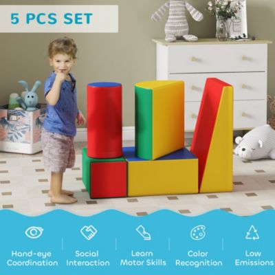 5 Piece Climb and Crawl Activity Play Set, Assorted