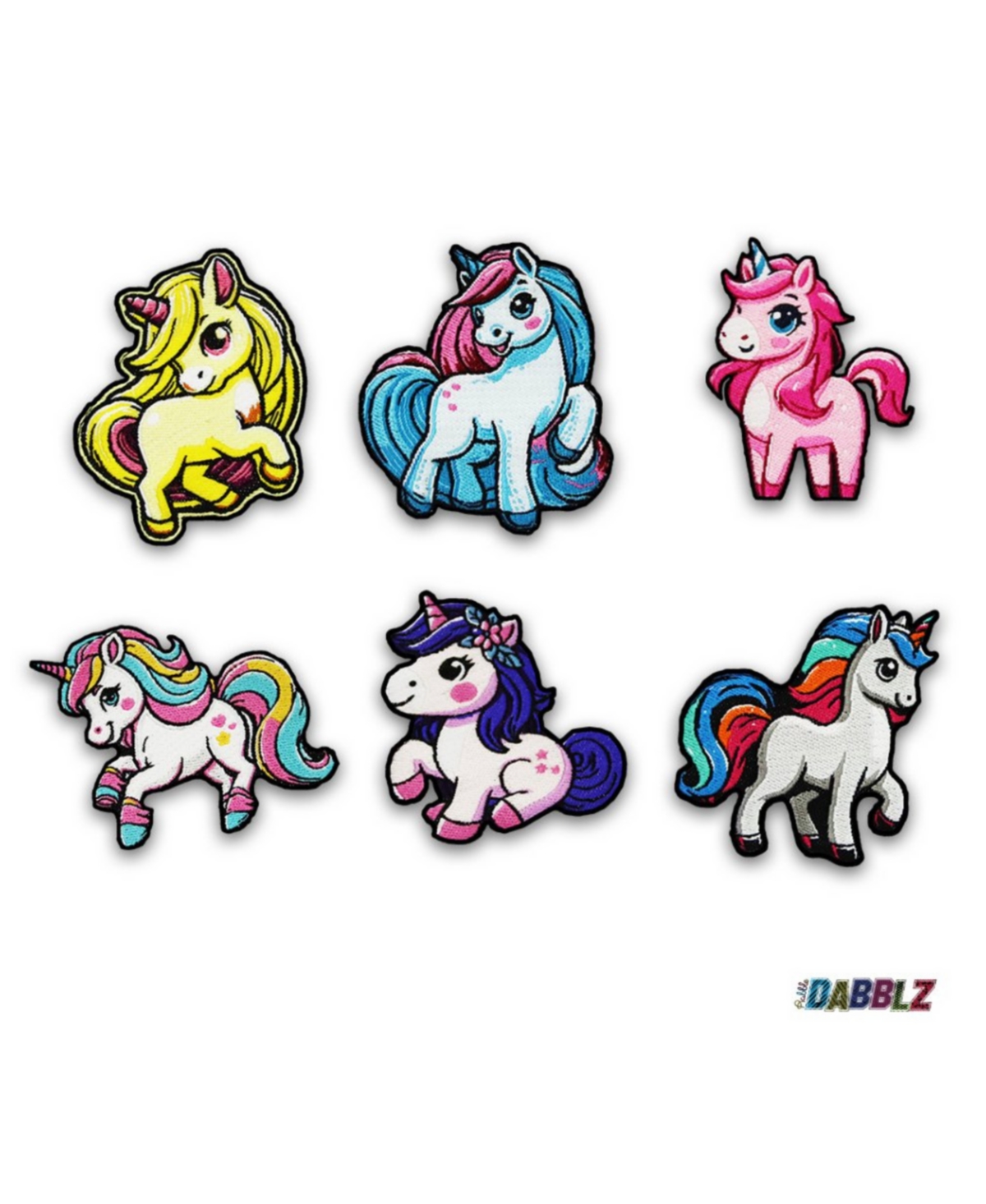 Rabble Clothing Toddler Unisex Customizable Tshirt Bundle with Unicorn Fairy Tales Dabblz