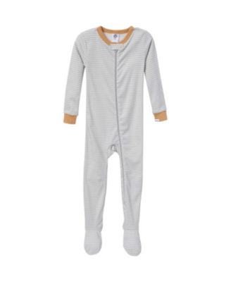 Baby Boys Snug Fit Footed Sleep & Play, 4-Pack, Moose