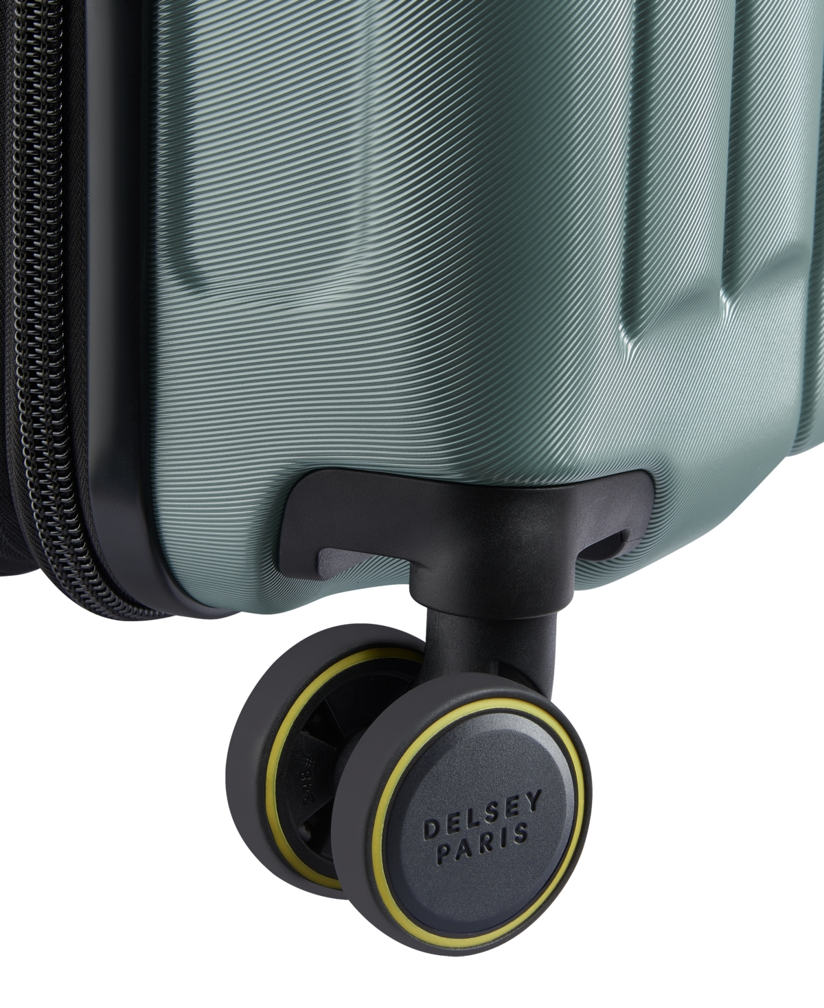 Delsey Paris Shadow 6.0 Expandable 20" Spinner Carry-on Luggage In Green