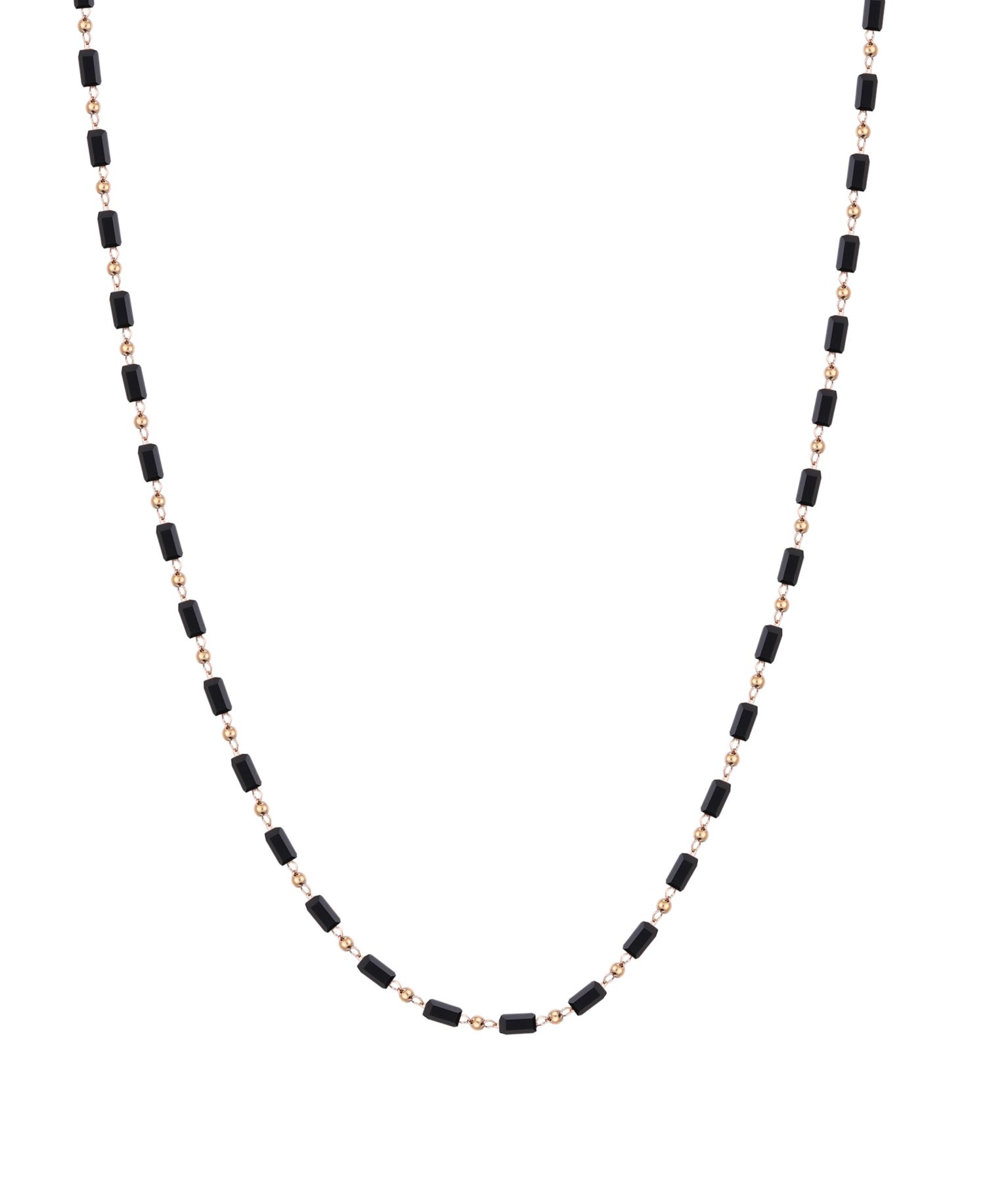 Gold-Plated Crystal Necklace