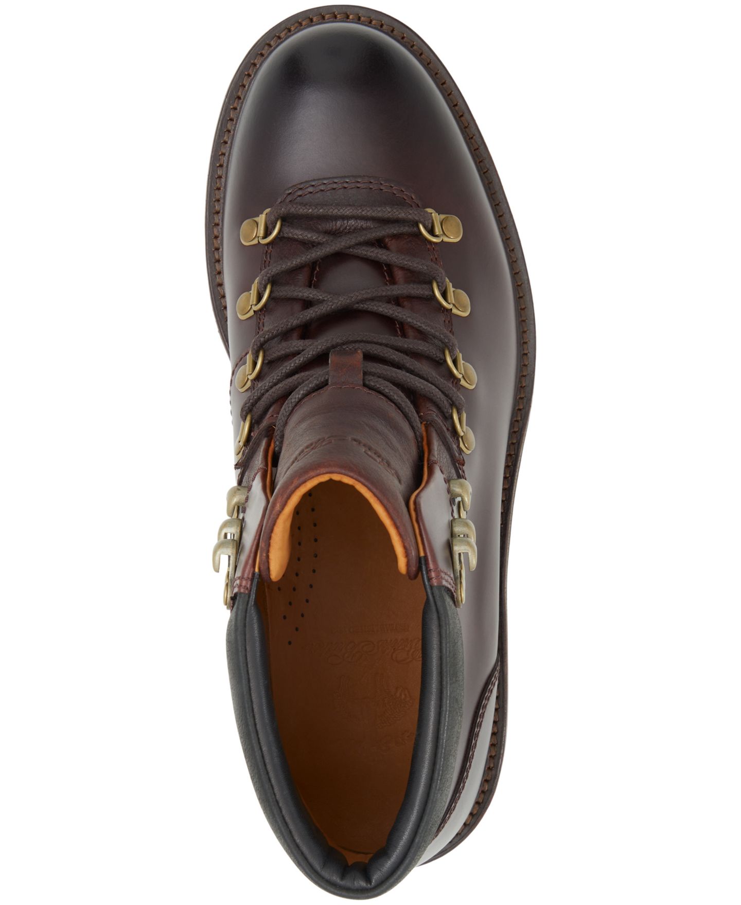 Мужские ботинки Brooks Brothers Roosevelt Lace Up Hiking, цвет: Bordo — фото 4