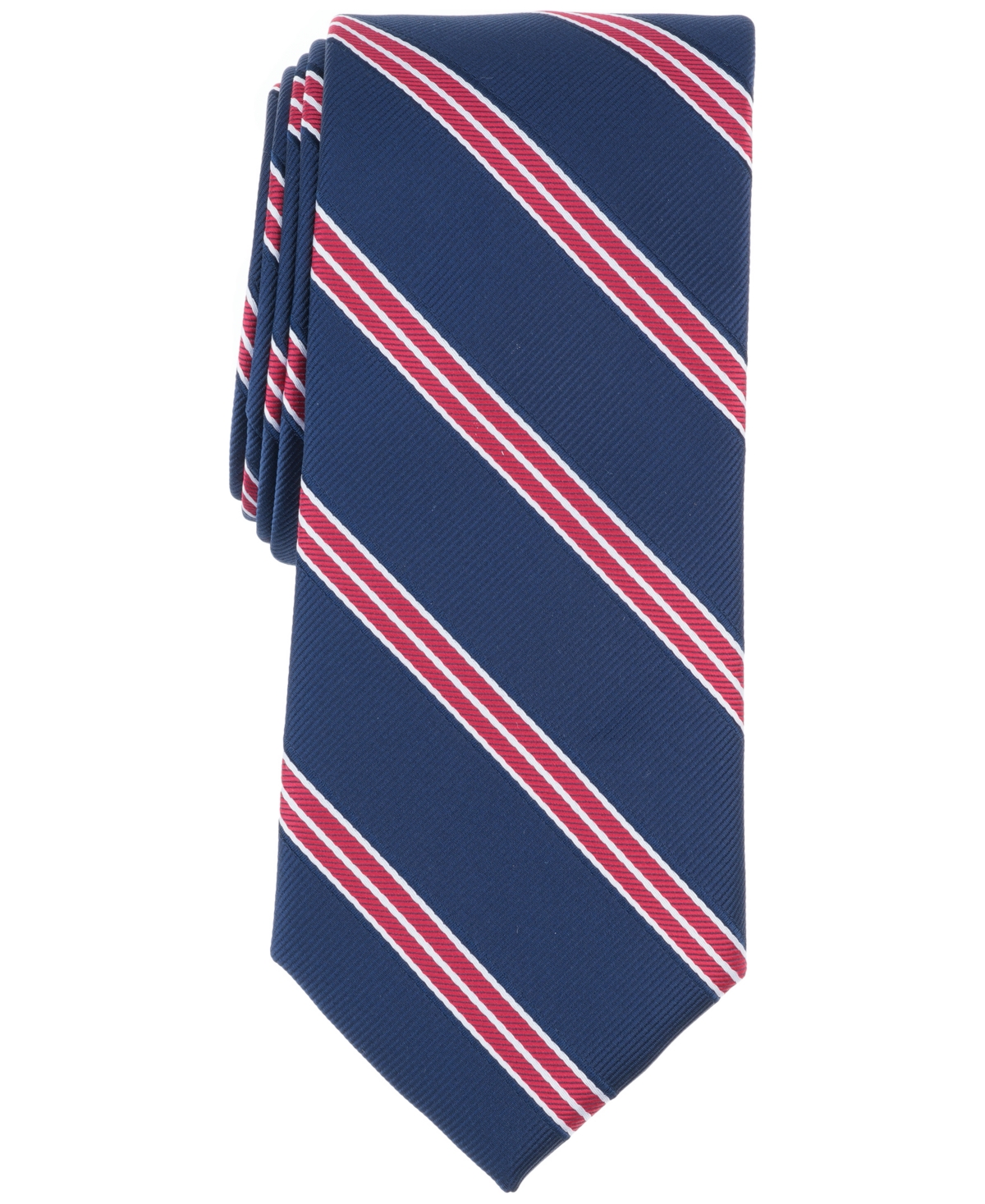 Nautica Bennetti Stripe Tie In Red Stripe