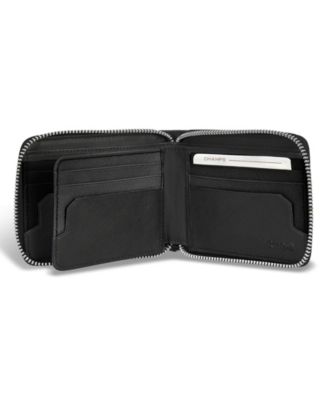 Men's Iconic Collection Leather Zip Around Wallet