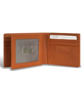 Men's Denim Collection Leather Center Wing Wallet