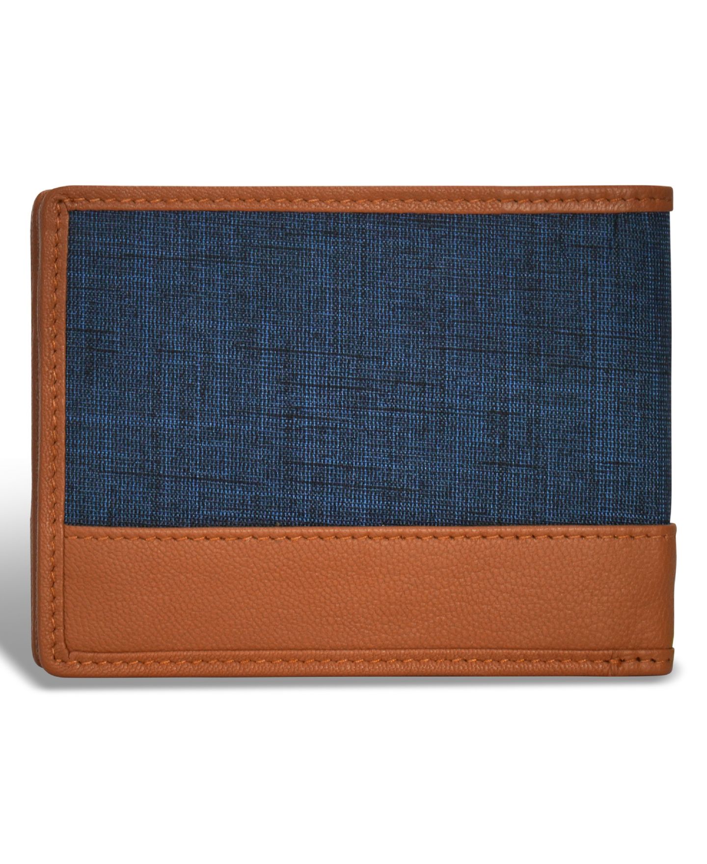 Мужской кошелёк CHAMPS Denim Collection Leather Top Wing Wallet, цвет: Чёрный — фото 7