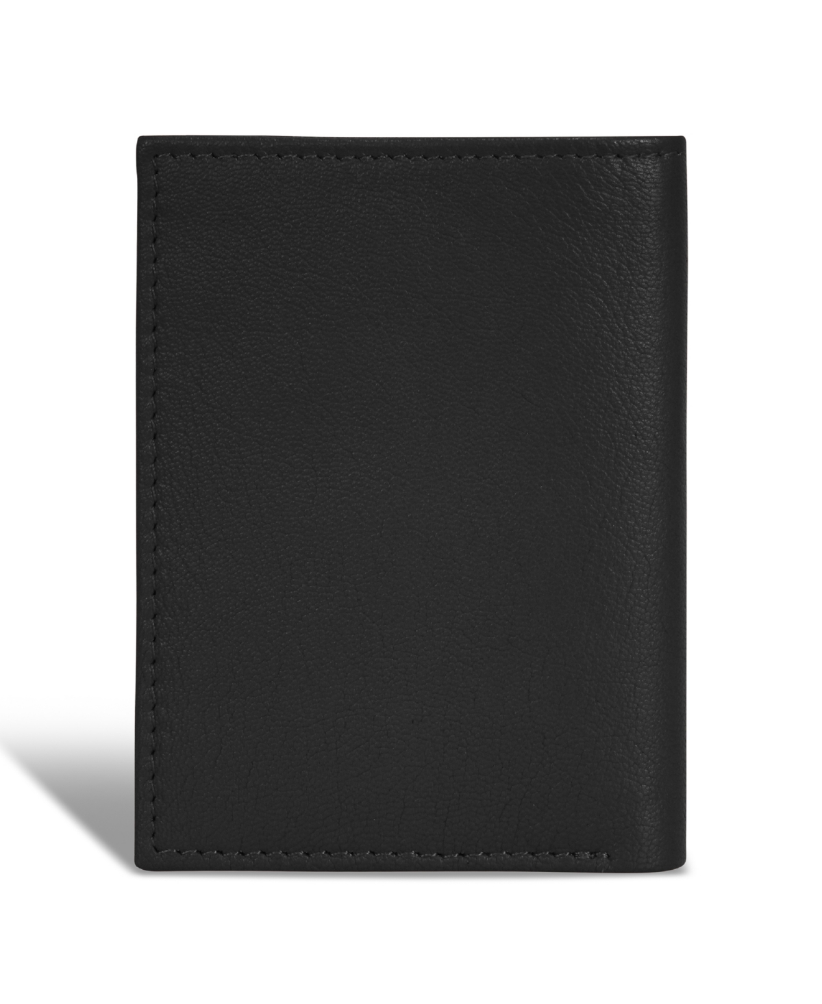 Shop Champs Men's Onyx Collection Leather Vertical Slim Wallet In Black
