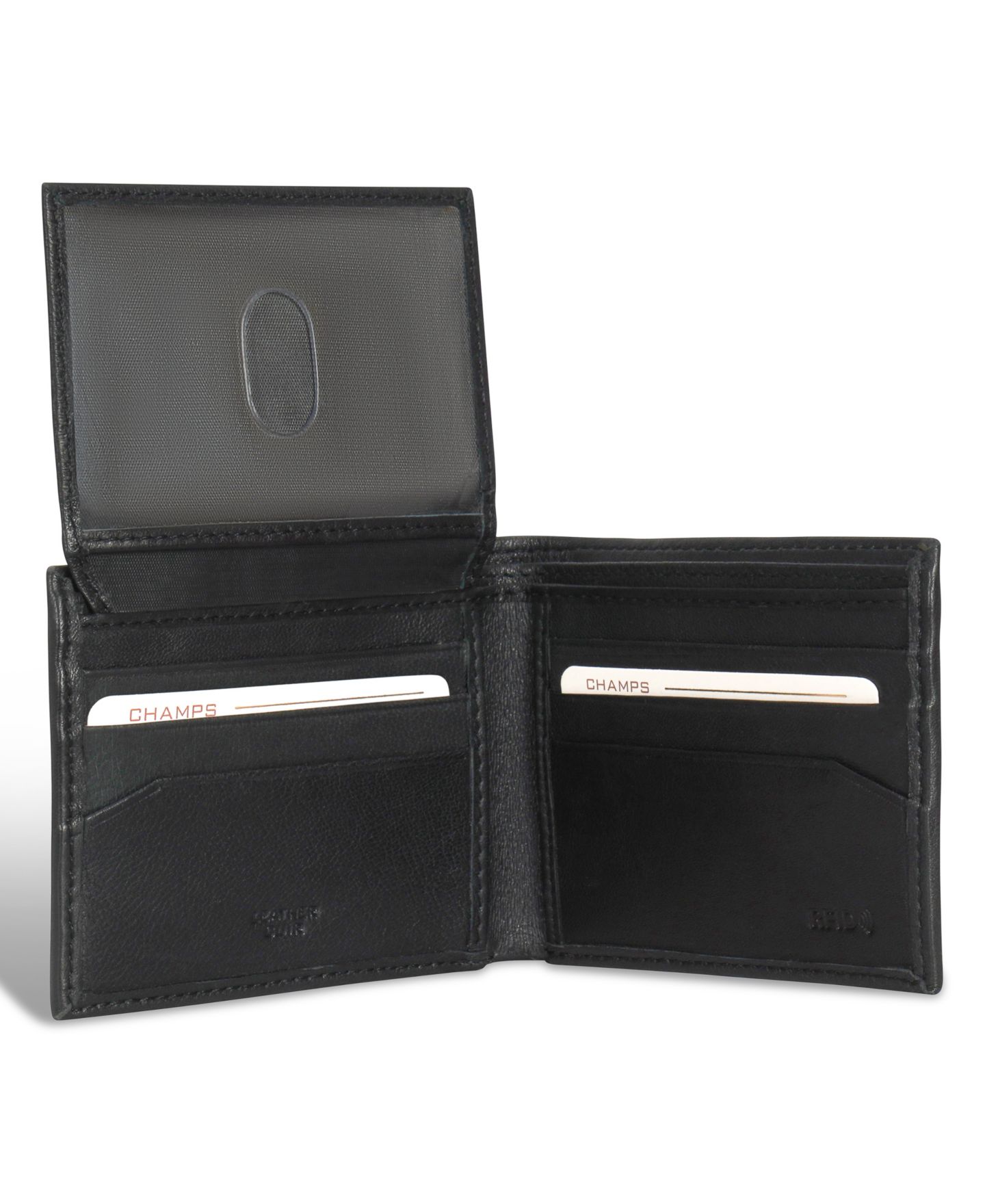Мужской кошелёк CHAMPS Classic Collection Leather Top-Wing Wallet — фото 3