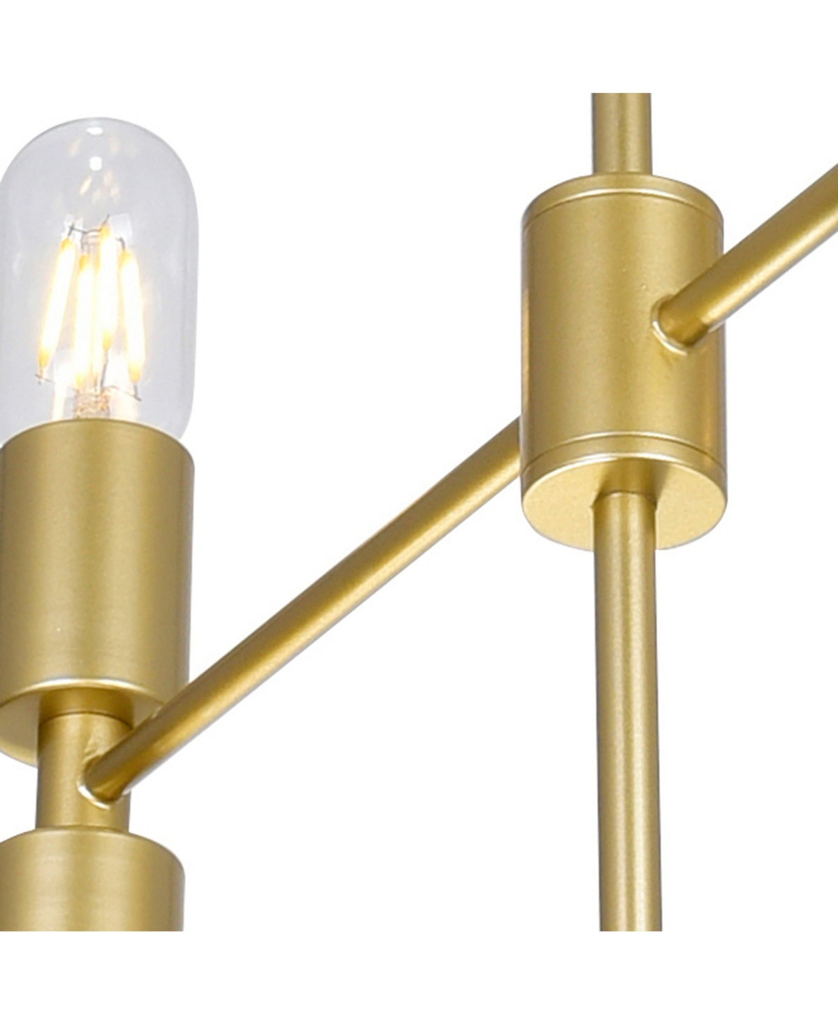 Shop Cwi Lighting 22" Metal Hand Crank 12 Light Chandelier In Medallion Gold