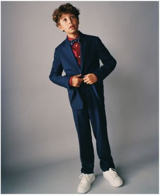 Boys' 8-20 Stretch Sharkskin Suit Pants