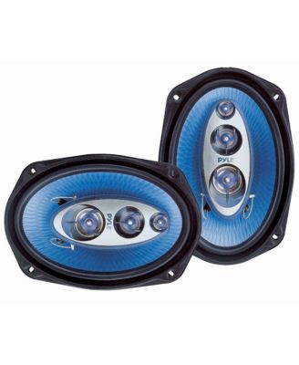 6'' x 9'' Four-Way Car Speakers, 400 Watt, Blue