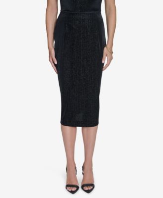 Velvet Pull on Skirt