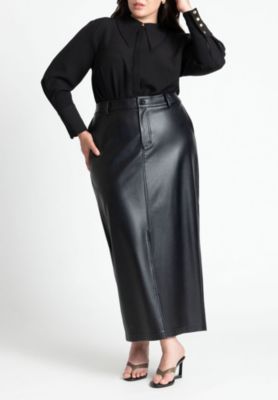 Women's Pointed Collar Button Up Shirt