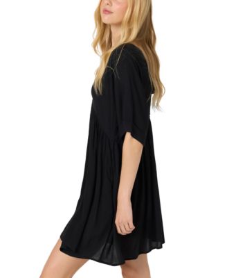 Juniors' Rosemary Essential Woven Mini Dress