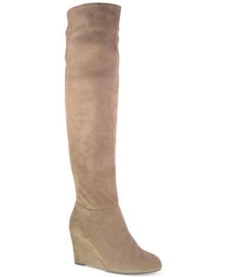 chinese laundry wedge over the knee boots