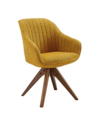 Swivel Accent Chair Modern Dining Chair w/Beech Wood Legs Armchairs for Kitchen&Bedroom Off-White\Brown\Yellow\Royal\Blue\Grey\Wine Red\Caramel