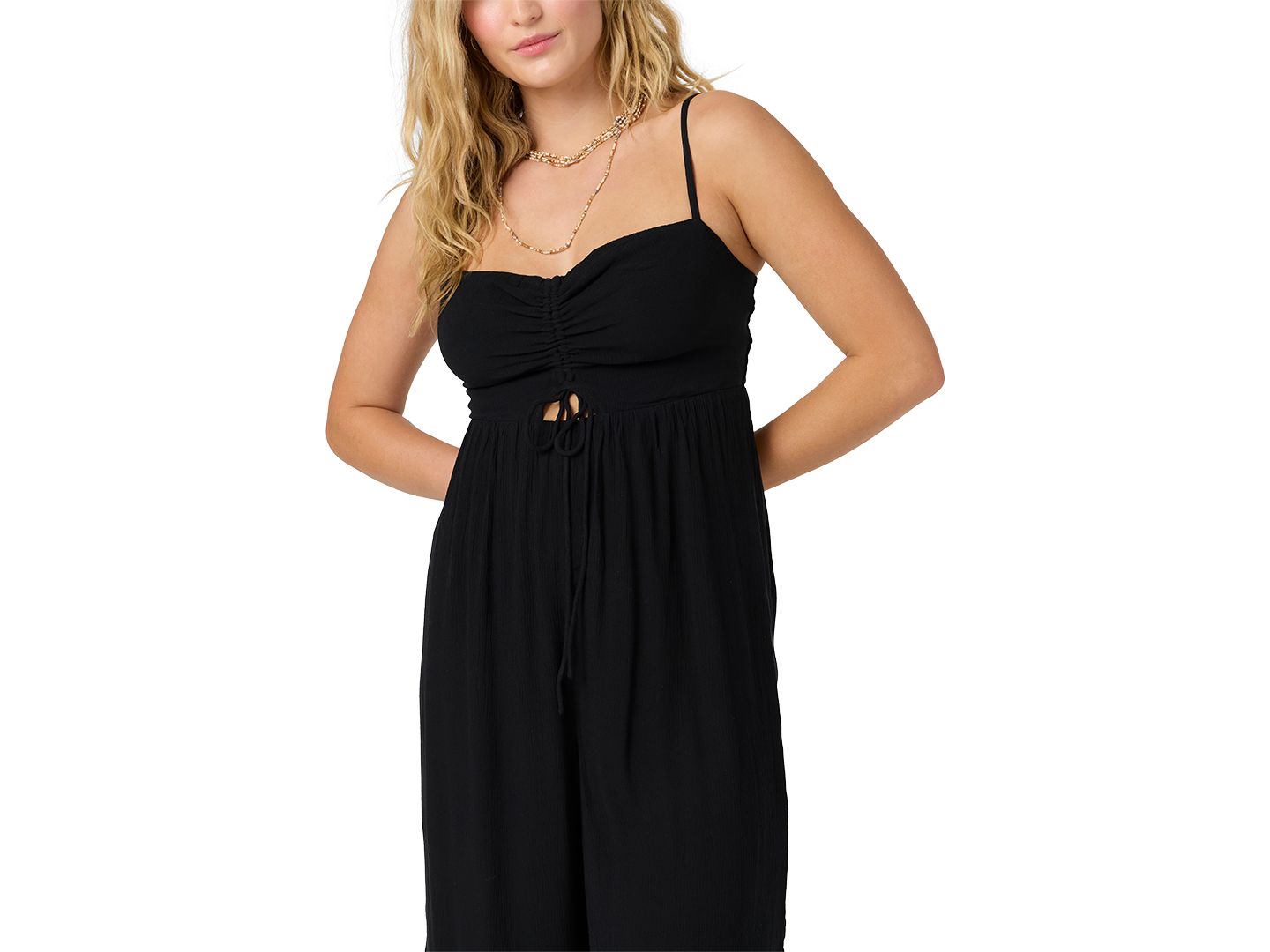 Женский комбинезон O'Neill Keiko Jumpsuit, цвет: Чёрный — фото 3