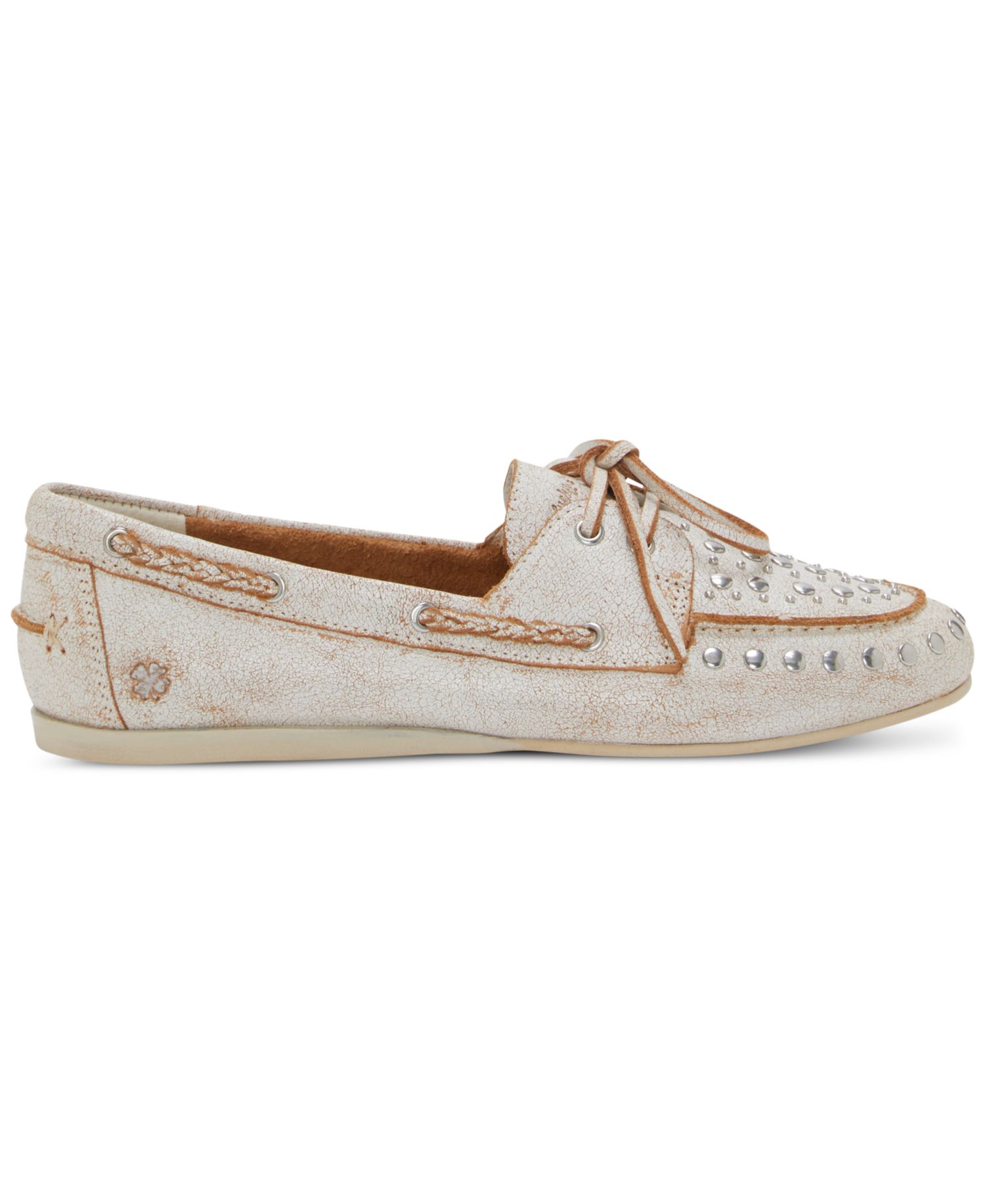 Women's Timini Studded Moccasin Boat Shoe Loafers