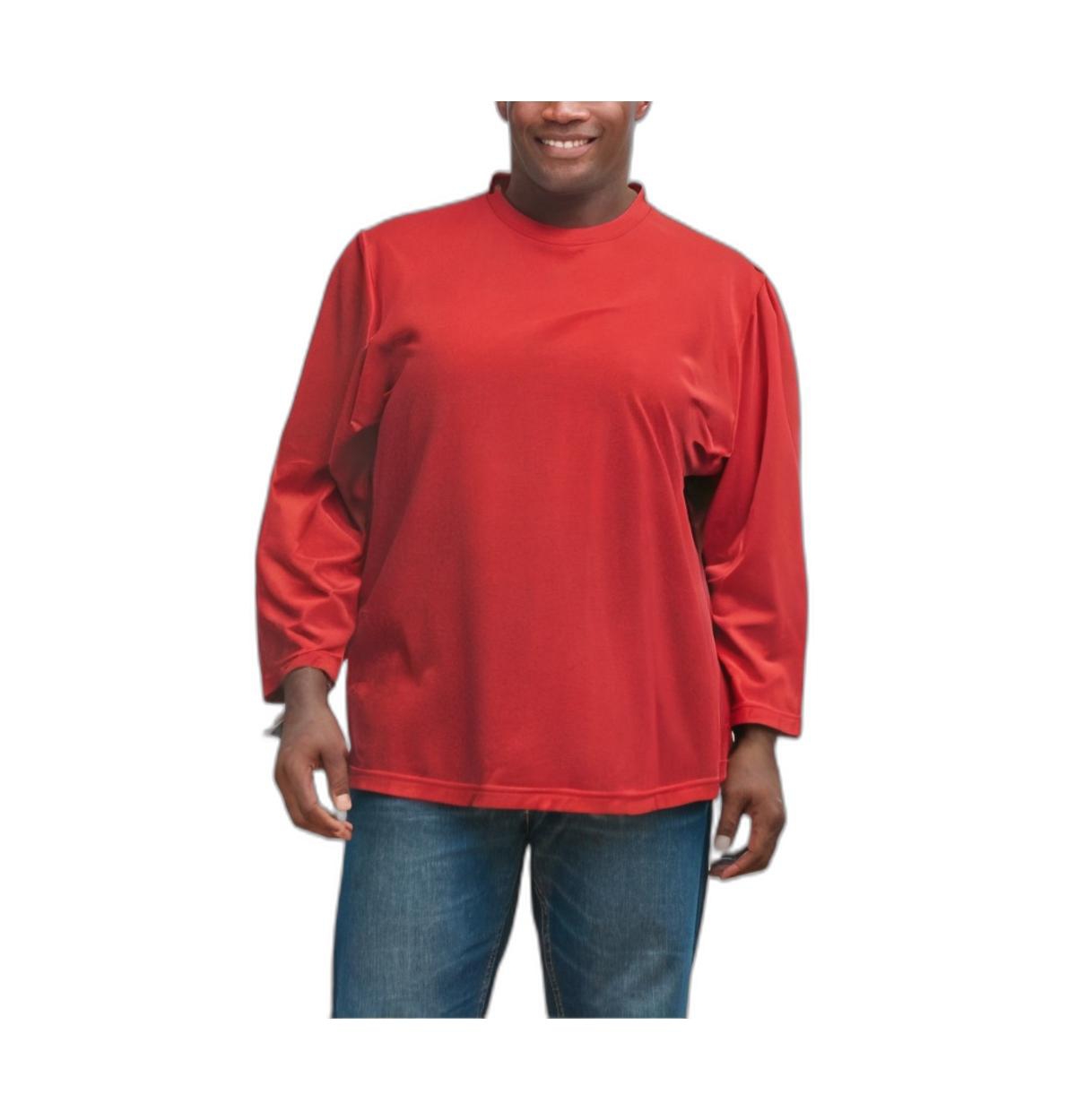 KingSize Big & Tall No Sweat Long-Sleeve Crewneck Tee