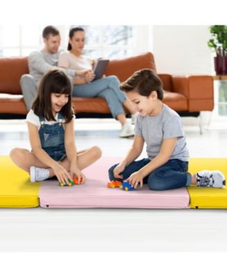 6 x 2 FT Tri-Fold Gym Mat with Handles and Removable Zippered Cover