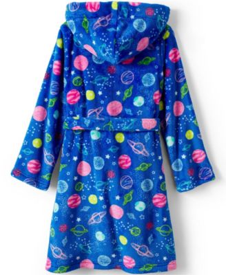 Big Girls Fleece Hooded Robe