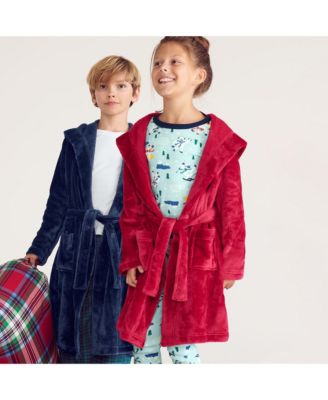 Big Girls Fleece Hooded Robe