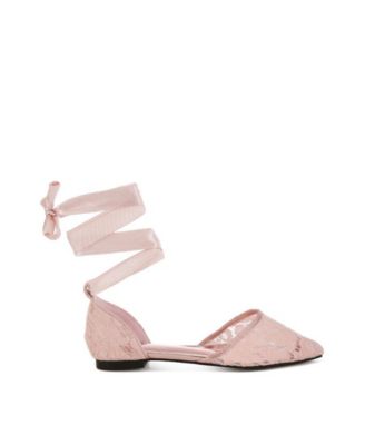 Shrami Pearl & Rhinestone Strap Flat Sandals