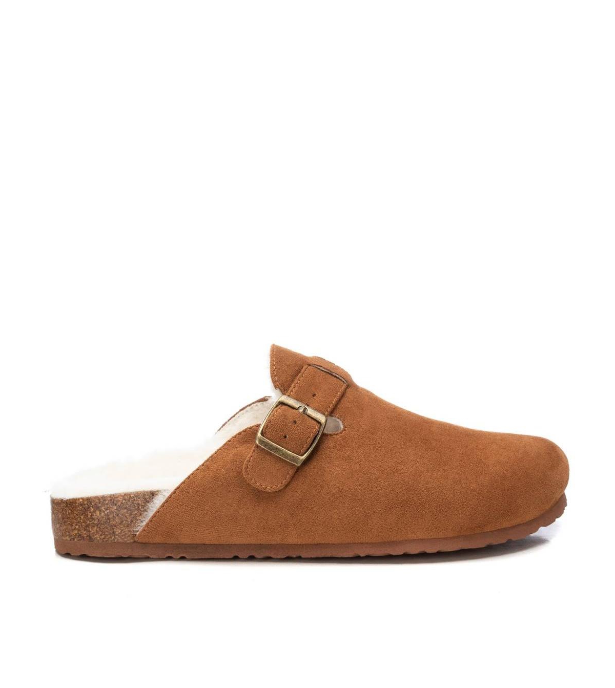 Women's Winter Suede Clogs By - Brown