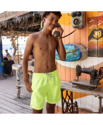 Big Boys Citron Comfort Lined Swim Short