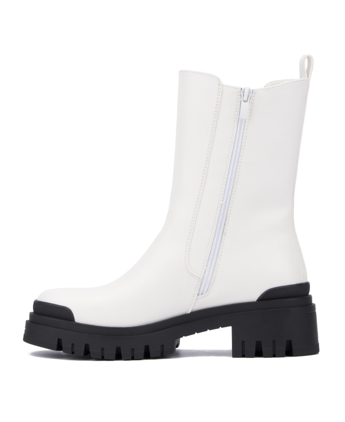 New York & Company Women's Lola- Lug Sole Chelsea Boots