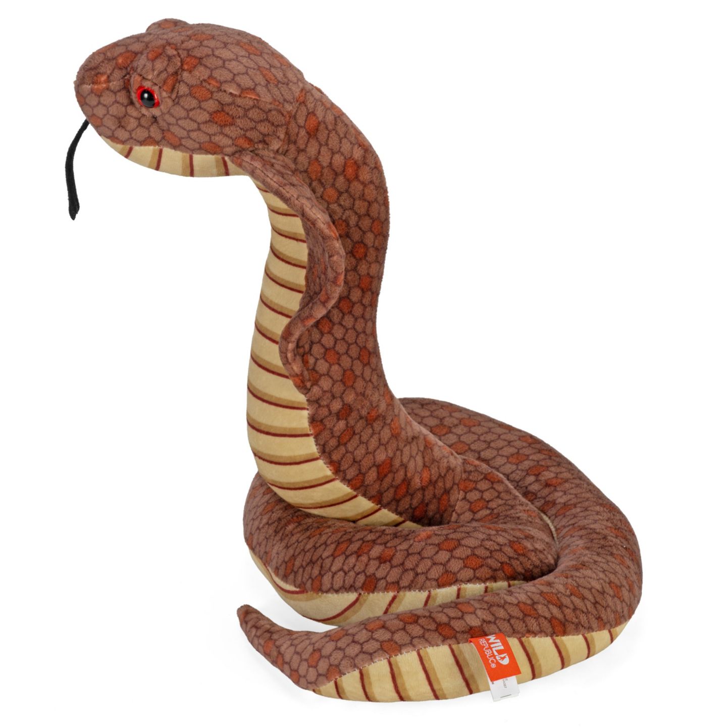 Детская мягкая игрушка Wild Republic Cobra, Stuffed Animal, Plush Toy, Gifts for Kids, Cuddlekins, 12 Inches — фото 2