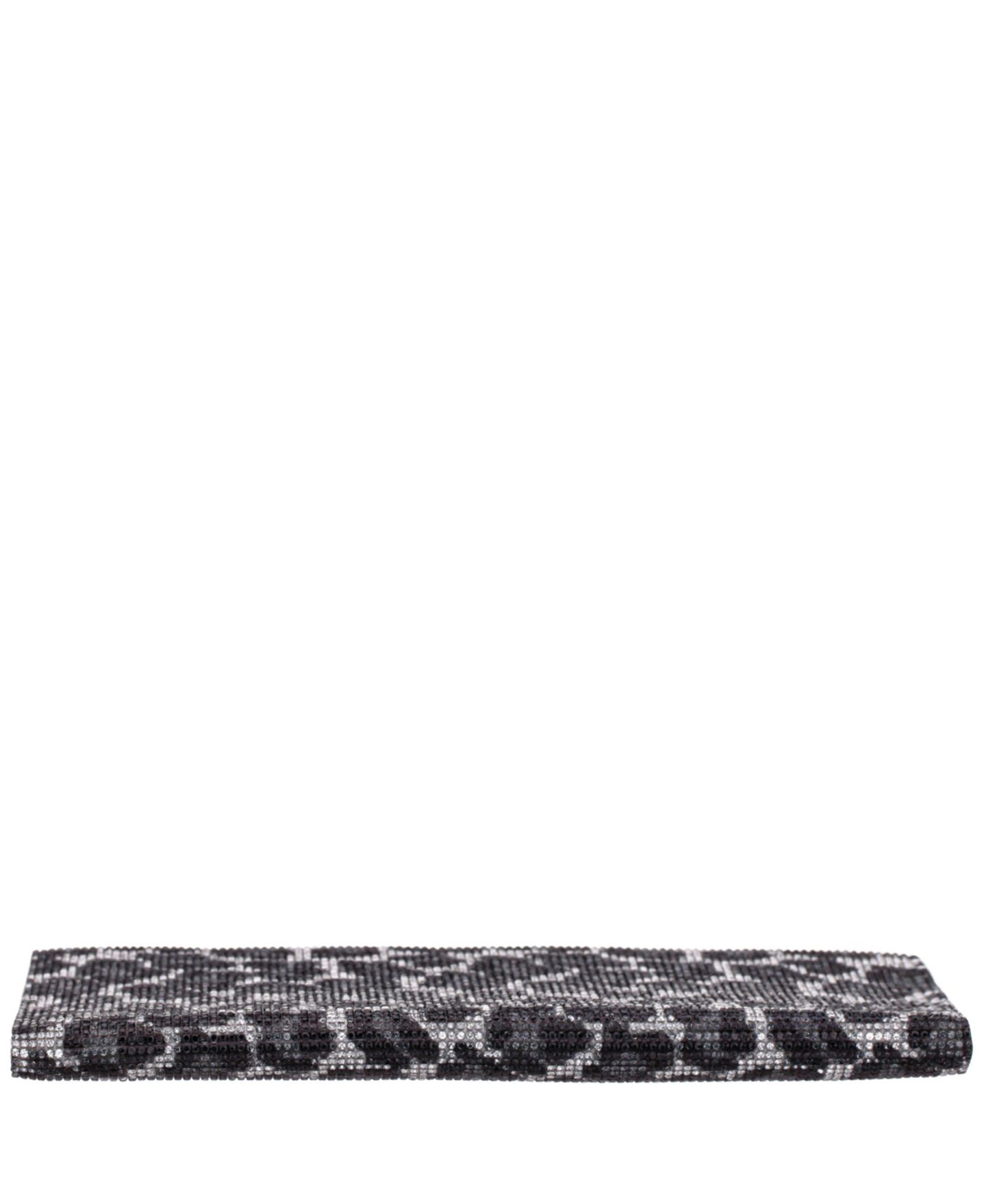 Женский клатч Nina Leopard Print All Over Crystal Envelope Clutch, цвет: Чёрный леопардовый — фото 5