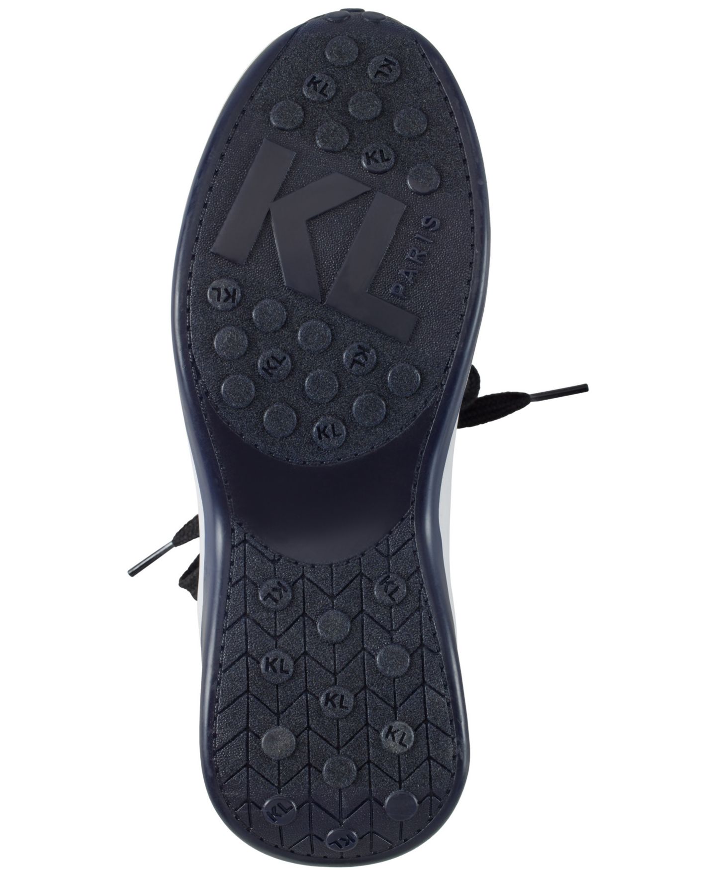 Женские кроссовки KARL LAGERFELD PARIS Carsyn Lace Up, цвет: Тёмно-синий / Чёрный — фото 5