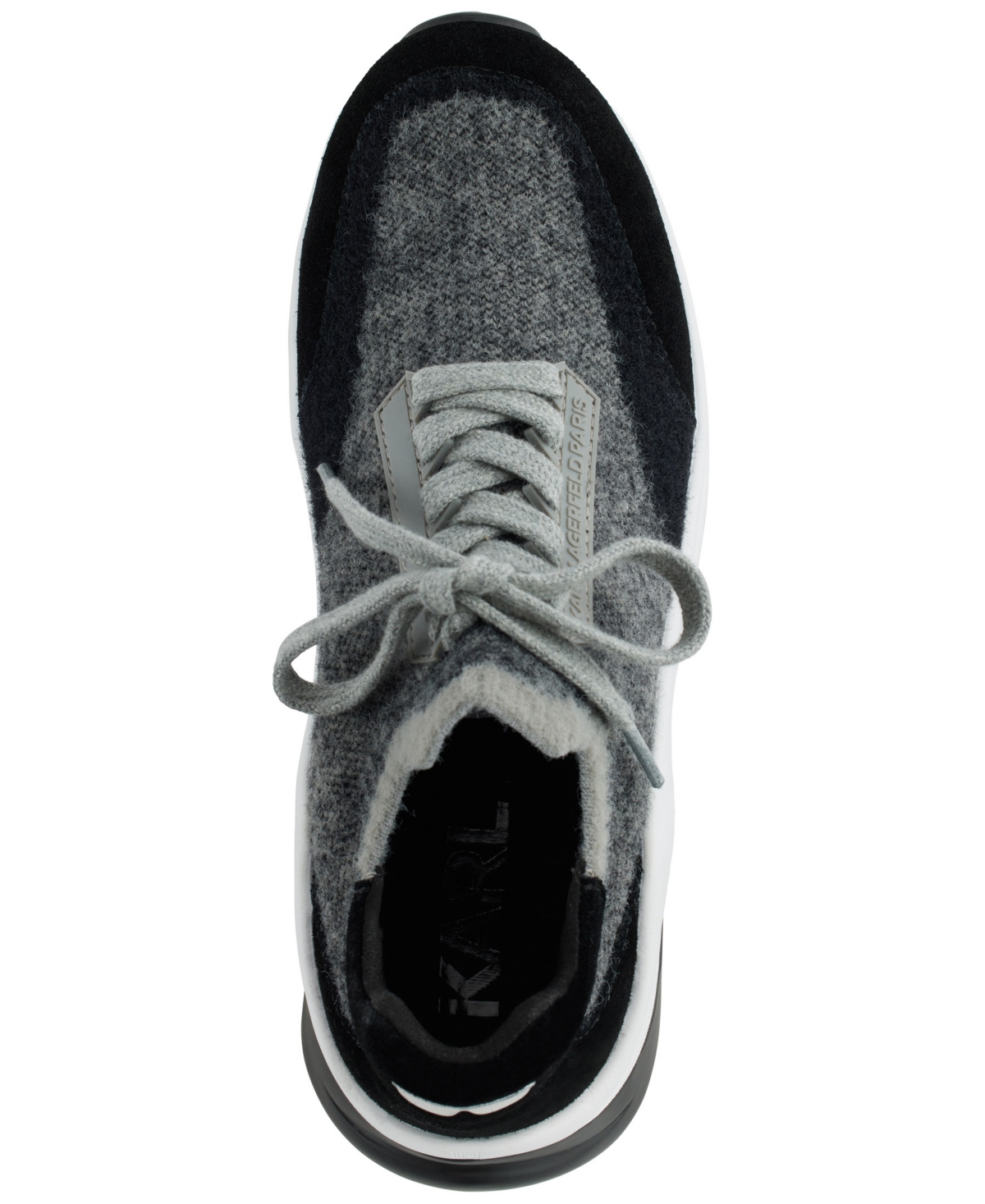 Karl Lagerfeld Women's Carsyn Lace Up Sneakers In Grey,black