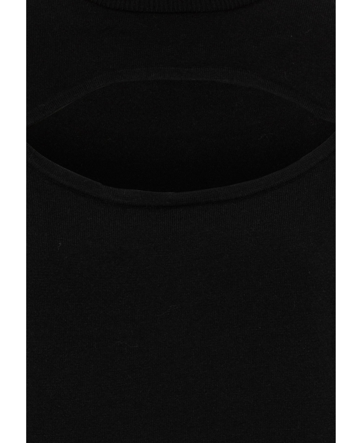 Olsen Long Sleeve Peekaboo Mock Neck