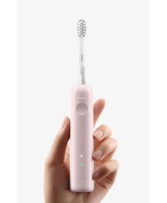 Wave Electric Toothbrush, Oscillation & Vibration Sonic Electric Toothbrush Pink + case + 6 brush heads