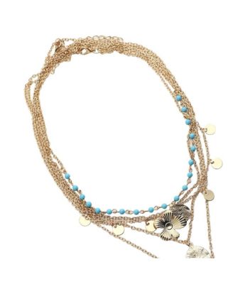 Women's Textured Multi-Layer Necklace