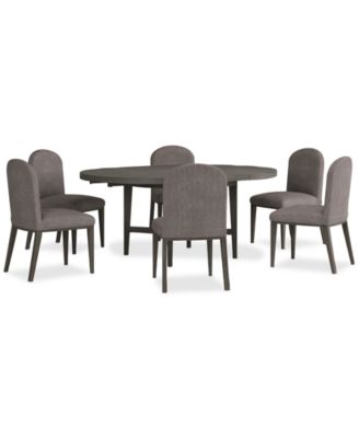 CLOSEOUT! Griffith 7 Pc. Round Dining Set (Table & 6 Side Chairs), Created for Macy's