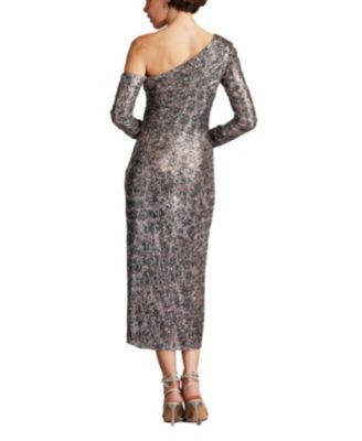Women's Sevilla Sequin One Shoulder Midi Dress